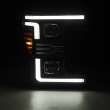 Load image into Gallery viewer, AlphaRex 17-19 Ford F-250/350/450/550 Super Duty LUXX-Series LED Proj Headlights Blk w/SS &amp; SBDRL - 880323