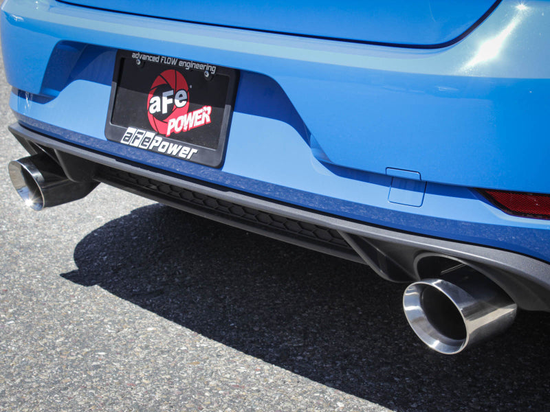 aFe 18-20 VW GTI (MK7.5) 2.0L MACH Force-Xp 3in to 2.5in 304 SS Axle-Back Exhaust System- Pol. Tips - 49-36421-P