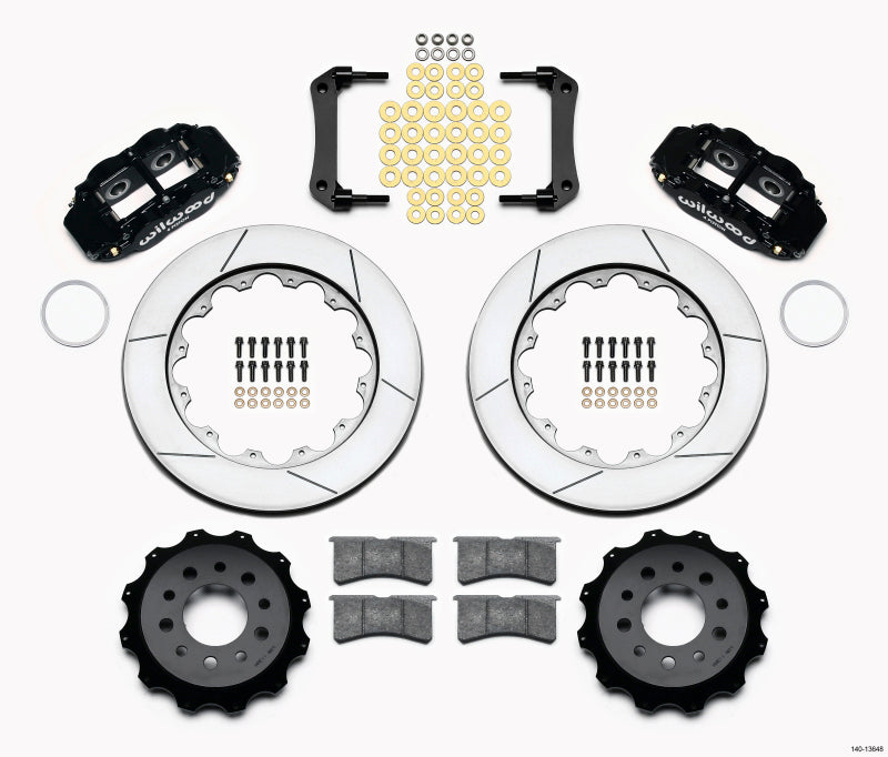 Wilwood Narrow Superlite 4R Rear Kit 14.00in Morrison Multilink IRS (2010-15 Camaro Based) - 140-13648