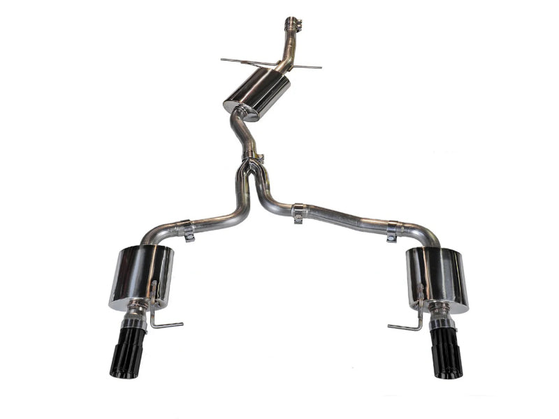 AWE Tuning Audi B8.5 All Road Touring Edition Exhaust - Dual Outlet Diamond Black Tips - 3015-33018