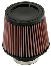 Load image into Gallery viewer, K&amp;N Universal Rubber Filter-Round Tapered 3in Flange ID x 6in Base OD x 6in Top OD x 5in H - RU-5176