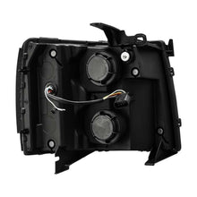 Load image into Gallery viewer, AlphaRex 07-13 Chevy 1500 LUXX LED Proj Headlights Plank Design Chrome w/ Activ Light/Seq Signal/DRL - 880222