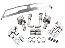 Load image into Gallery viewer, AWE Tuning 2020 Chevrolet Corvette (C8) Touring Edition Exhaust - Quad Chrome Silver Tips - 3015-42151