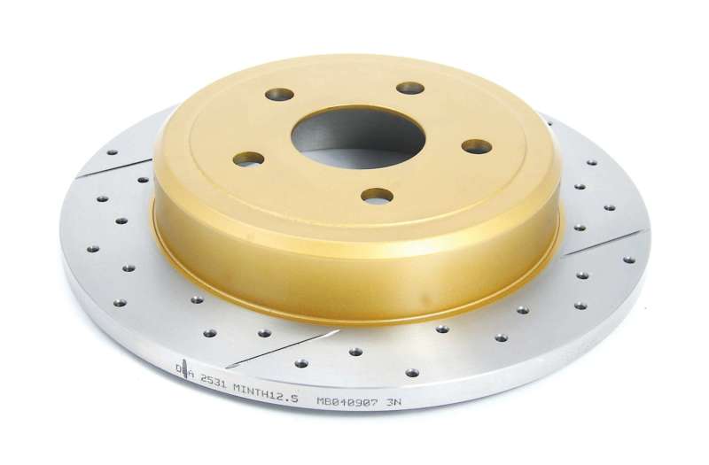DBA 06-10 Jeep Commander Rear Drilled & Slotted Street Series Rotor - DBA2531X