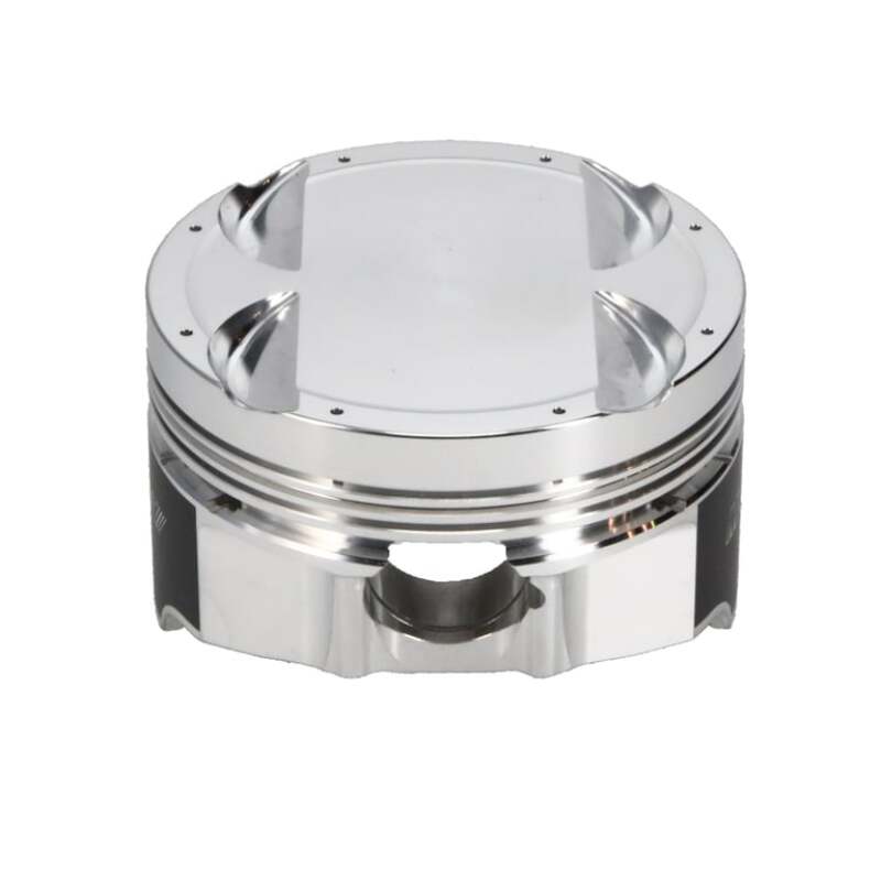 Manley Mitsubishi 4B11 86.5mm Bore 10.0:1 CR -3.5cc Dish Turbo Tuff Piston Set w/ Rings - 624305CE-4
