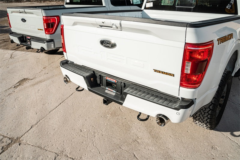 Corsa 2021-2025 Ford F-150 SuperCrew/5.5ft Bed 3.5L V6 Sport Cat-Back Dual Rear Exit-Polished - 21185