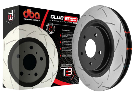 DBA 2020+ Chevrolet Corvette C8 J55 Z51 Front Slotted 4000 Series Rotor - DBA43928S