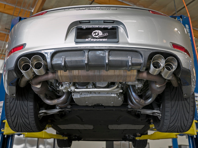 aFe MACH Force-Xp 304 SS OE Exhaust Tips Polished 12-16 Porsche 911 (C2S 991) H6 3.8L - 49C36416-P