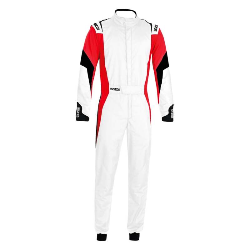 Sparco Suit Competition (Boot Cuff) 58 White/Red - 001144B58BRNR