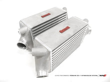Load image into Gallery viewer, AMS Performance 13-15 Porsche 911 Turbo/Turbo S (991.1) Alpha Intercooler Kit w/Carbon Fiber Shrouds - ALP.23.09.0001-1