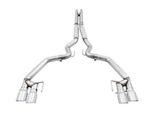 Load image into Gallery viewer, AWE Tuning 2018+ Ford Mustang GT (S550) Cat-Back Exhaust - Track Edition (Quad Chrome Silver Tips) - 3020-42064