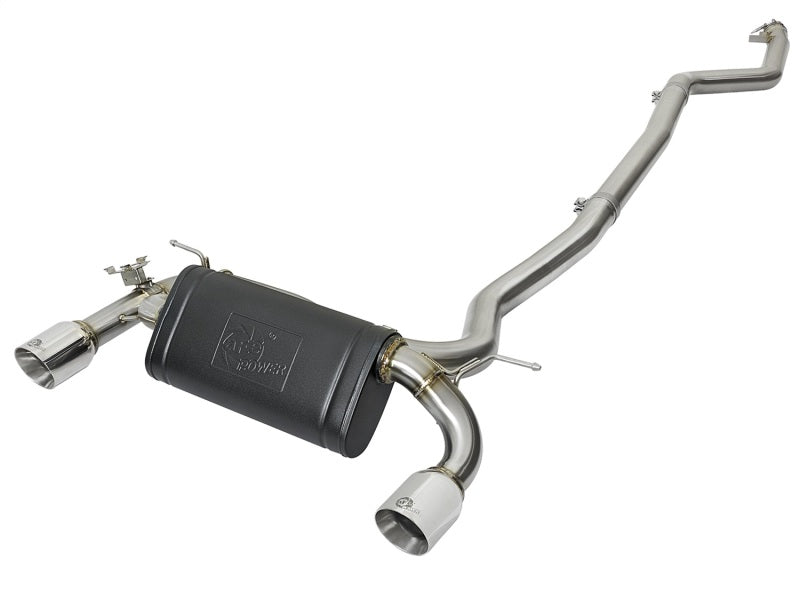 aFe POWER MACH Force-Xp 16-17 BMW 340i/340ix/ 3.0L 304 SS Cat-Back Exhaust System - 49-36334-P