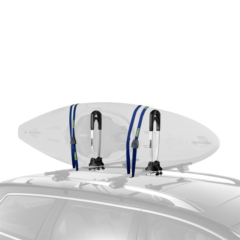 Thule The Stacker Kayak Carrier (Up to 4 Kayaks/Req. Thule Rack System Crossbars) - Black/Silver - 830001
