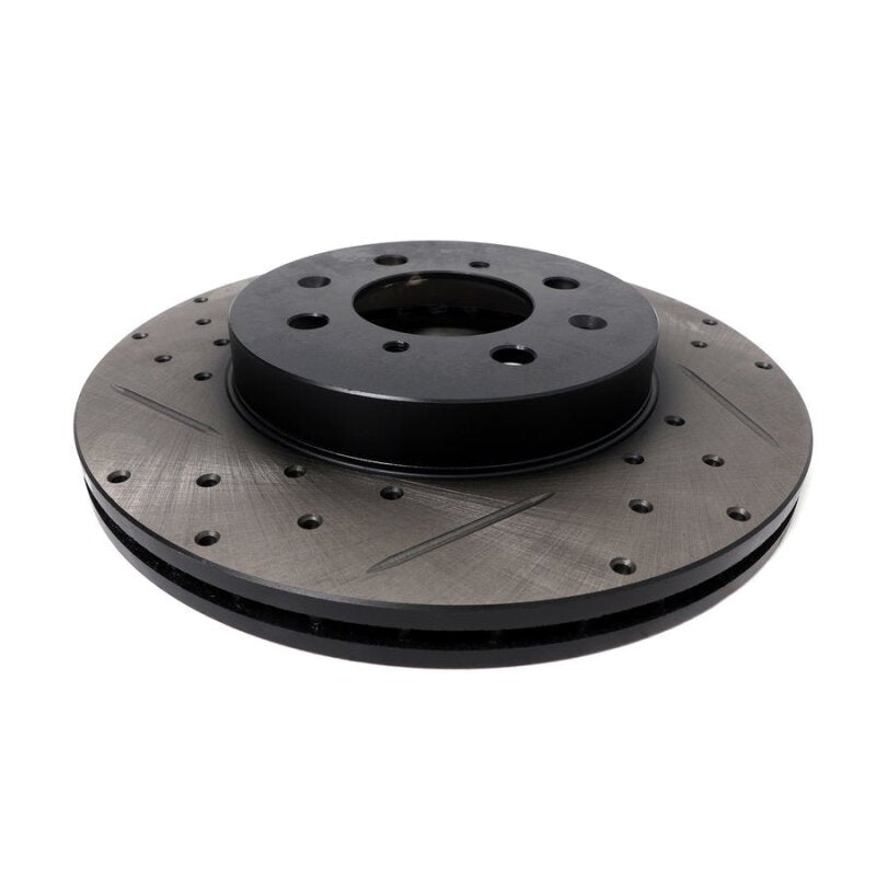 BLOX Racing Slotted And Cross-Drilled Rotor Left Side - BXBS-10150-L