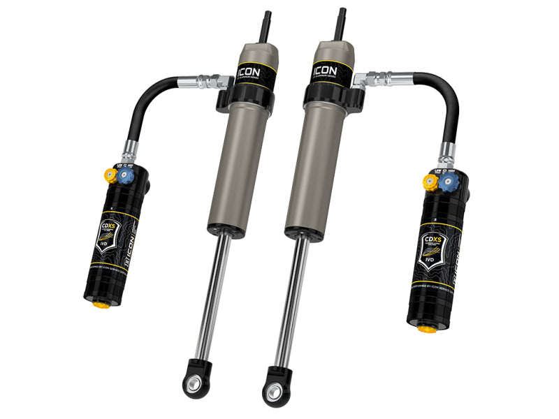 ICON 05-23 Toyota Tacoma 0-1.5in Lift Rear VS 2.5 Alum Remote Resi Shock Absorber w/ CDXS Pair - 57805XP