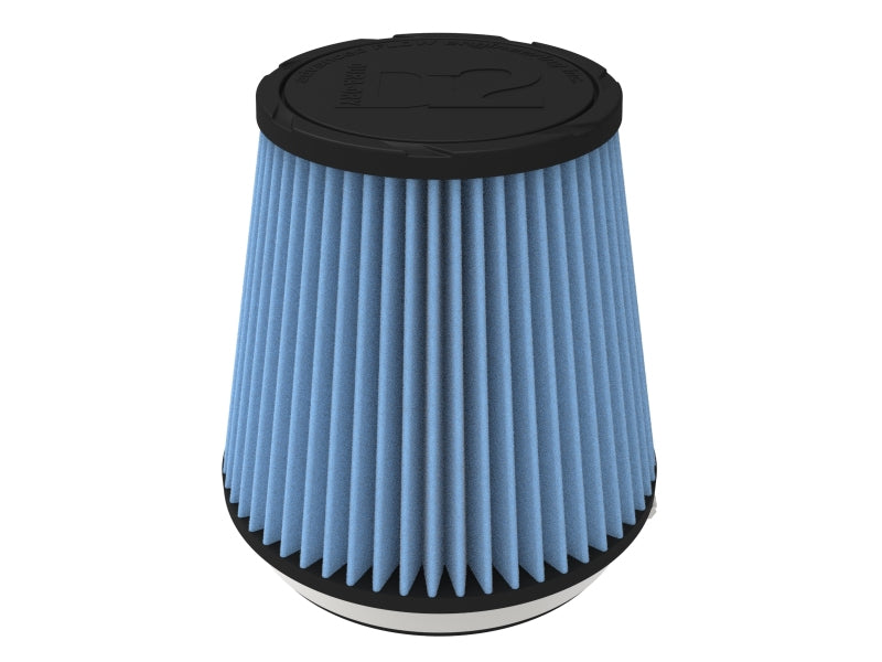 aFe POWER Universal Clamp-On Air Filter w/ D2 Dura-Dry Media - 6in F x 7.5in B x 5.5in T x 7in H - 21-60507V