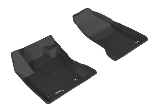 3D MAXpider 2015-2020 Jeep Renegade Kagu 1st Row Floormat - Black - L1JP01311509