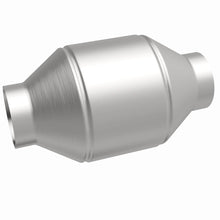 Load image into Gallery viewer, MagnaFlow Univ Cat Conv 2.5in Inlet/Outlet Center/Center Round 3in Body L x 5in W x 8.75in Overall L - 51656
