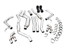 Load image into Gallery viewer, AWE Tuning 2019+ BMW M340i (G20) Track Edition Exhaust - Quad Diamond Black Tips - 3020-43085