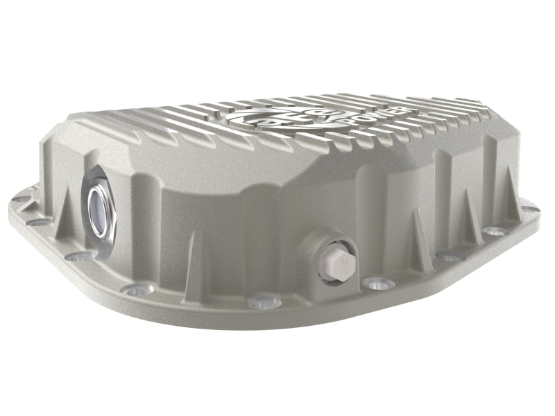 aFe POWER Street Series Rear Diff Cover Raw w/ Machined Fins Ford F-250/350 23-26 (Sterling 11.6) - 46-71490A