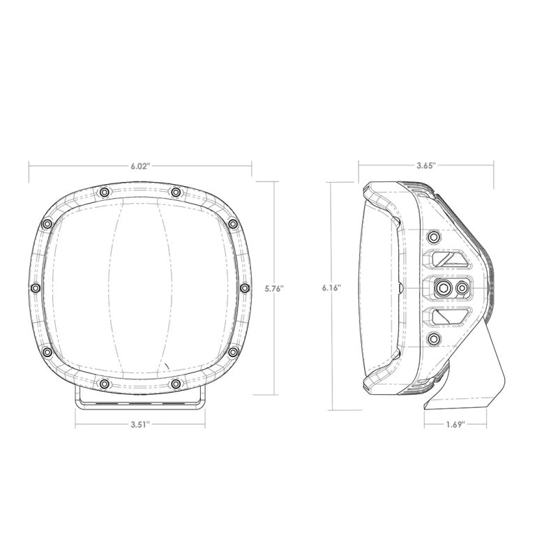 Rigid Industries Adapt XP Xtreme Powersports LED Light (Single) - 300414