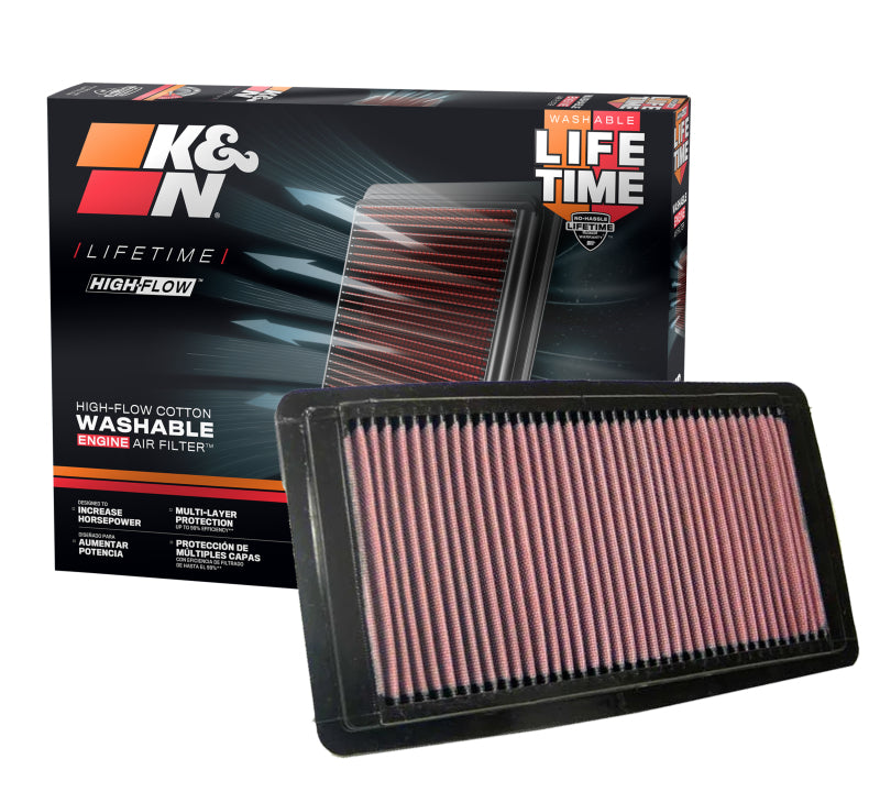 K&N 05-10 Honda Odyssey / 09-10 Pilot V6-3.5L Drop In Air Filter - 33-2309