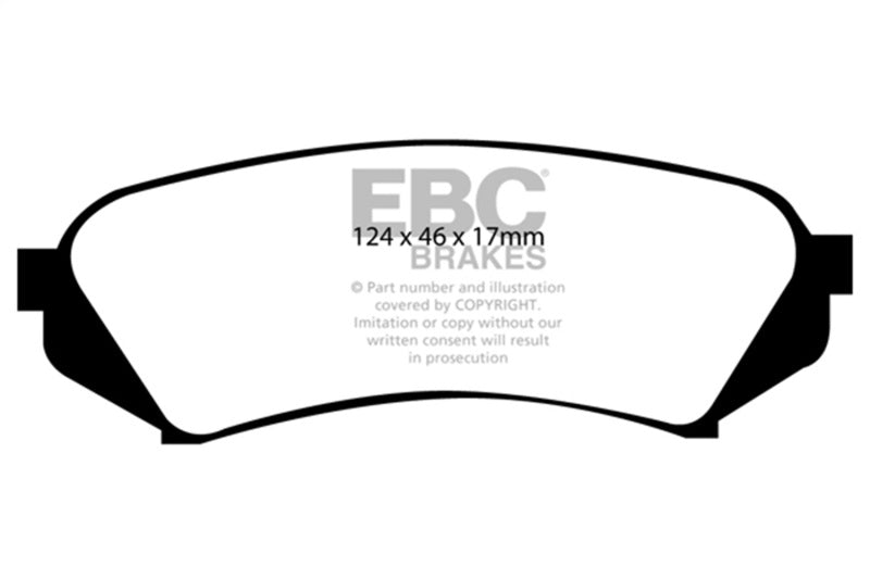 EBC 98-07 Lexus LX470 4.7 Ultimax2 Rear Brake Pads - UD773