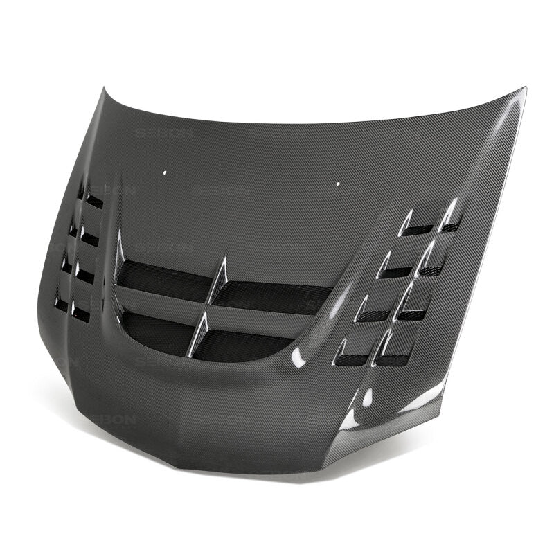 Seibon 03-07 Mitsubishi Evo 8 & 9 CW II Carbon Fiber Hood - HD0305MITEVO8-CWII