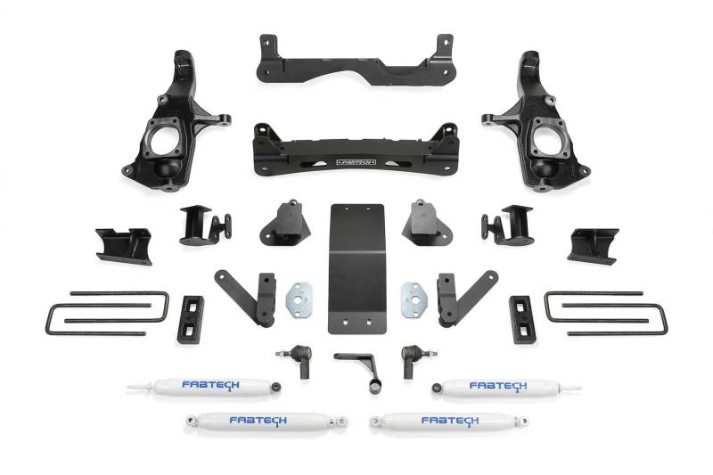 Fabtech 11-19 GM 3500HD 2WD/4WD 4in Basic Sys w/Perf Shks - K1123