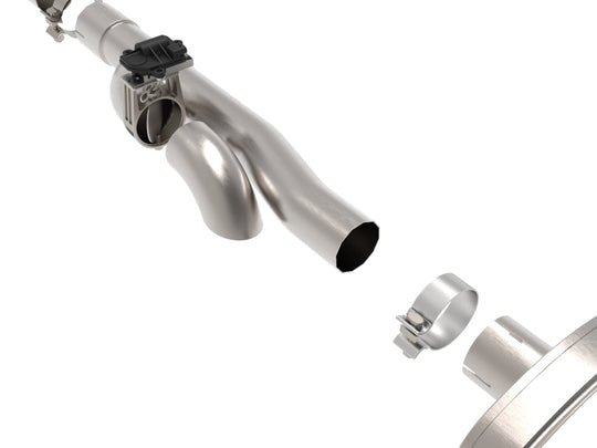 aFe Gemini XV Cat-Back Exhaust System GM Trucks 09-18 V6-4.3/V8-4.8/5.3L- Cut-Out Polished - 49-34131-P