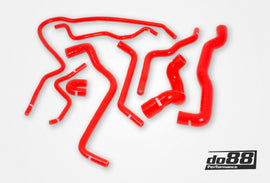 do88 SAAB 9-3 Turbo T7 99-03 Coolant Hoses Red - DO88-KIT101R