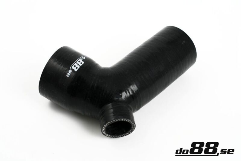 do88 Volvo 850/S70/V70 Intercooler Outlet Hose w/25mm BOV Connection Black - DO88-KIT40S