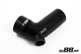 do88 Volvo 850/S70/V70 Intercooler Outlet Hose w/25mm BOV Connection Black - DO88-KIT40S