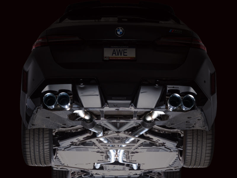 AWE Tuning BMW G90/G99 M5 Touring Edition Cat-Back Exhaust - Chrome Silver Tips - 3015-42790