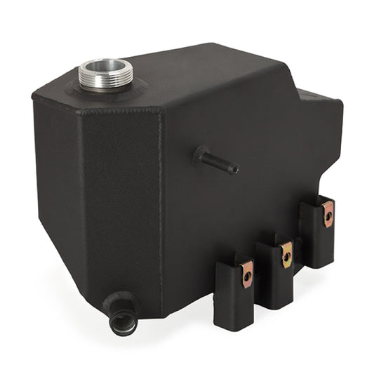 Mishimoto 08-10 Ford 6.4L Powerstroke Aluminum Degas Tank - Micro-Wrinkle Black - MMRT-F2D-08EMWBK