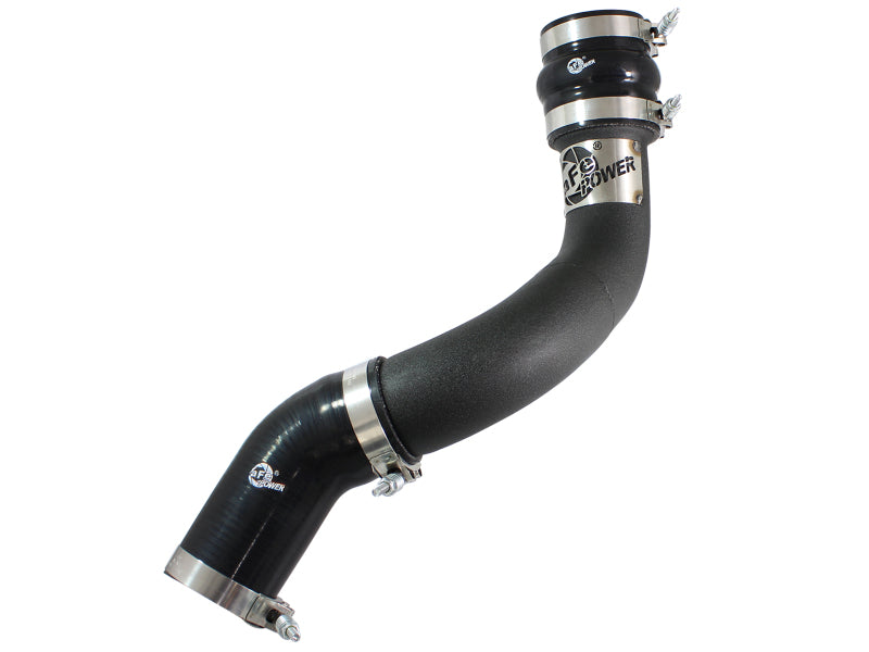 aFe BladeRunner 3in Black Intercooler Tube Cold Side w/ Couplings & Clamps 13-14 Dodge RAM 6.7L (td) - 46-20139-B