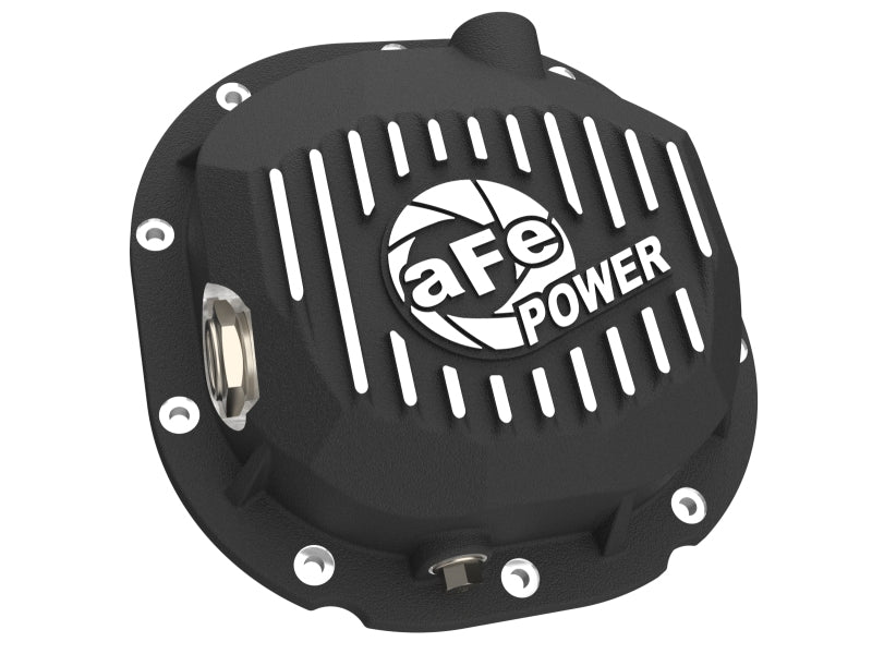 aFe 90-14 Ford F-150 Rear Differential Cover - Black w/ Machined Fins - 46-71410B
