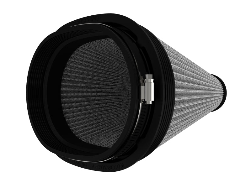 aFe Magnum FLOW Air Filter Pro DRY S (7-3/4x5-3/4in) F x (9x7in) B x (6x2-3/4in) T x (9-1/2in) H - 21-90080