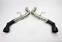 Load image into Gallery viewer, Mishimoto 2016+ Chevrolet Camaro SS Dual-Tip Race Axle-Back Exhaust w/ Black Tips - MMEXH-CAM8-16ADTRBK