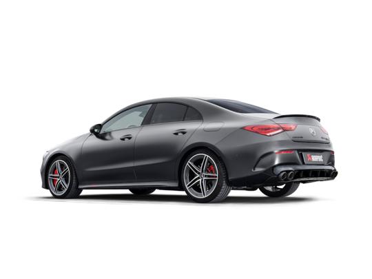 Akrapovic 2024+ Mercedes-AMG CLA 45 / CLA 45 S (C118/x118) Evo Line Cat Back (Titanium) w/ CF Tips - S-ME/T/6H