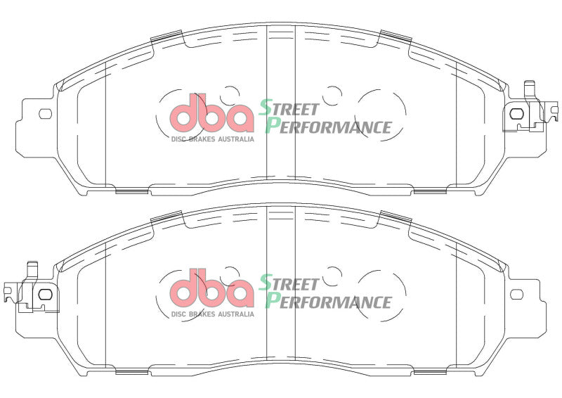 DBA 15-23 Nissan NP 300 5 Front SP Performance Brake Pads - DB2374SP