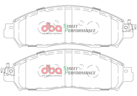 DBA 15-23 Nissan NP 300 5 Front SP Performance Brake Pads - DB2374SP