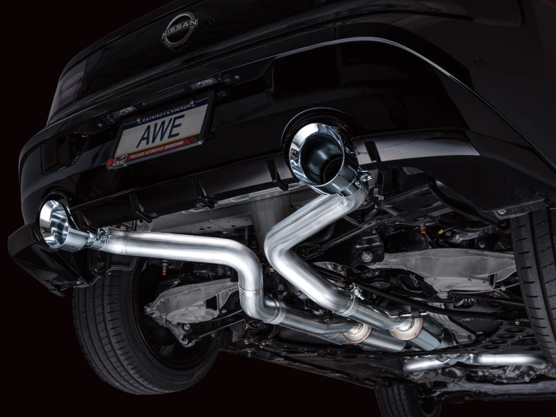 AWE Tuning 2023 Nissan Z RZ34 RWD Track Edition Cat-Back Exhaust System w/ Chrome Silver Tips - 3020-32400