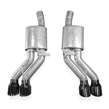 Load image into Gallery viewer, Stainless Works 22-25 Cadillac CT5-V Blackwing Axle Back Exhaust - Black Chrome Tips - CT5V22AB-BC