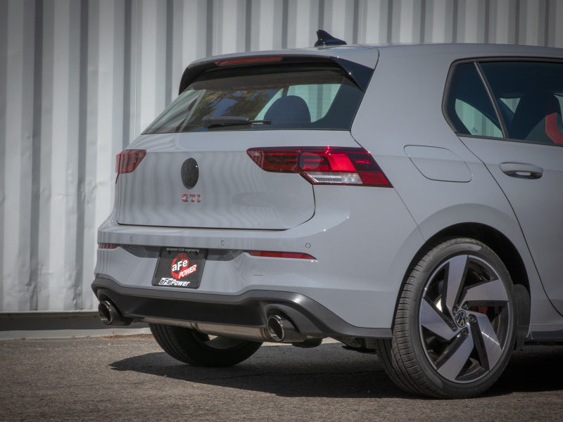 aFe 22-24 Volkswagen GTI MACH Force-Xp 3 to 2-1/2 IN Stainless Steel Cat-Back Exhaust w/Carbon Tips - 49-36454-C