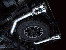 Load image into Gallery viewer, AWE Tuning 22-23 GMC Sierra 1500 AT4X 6.2L 0FG Catback Split Dual (Flat Bumper) - Chrome Silver Tips - 3015-42284