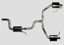 Load image into Gallery viewer, AWE Tuning VW CC Touring Edition Exhaust Dual Outlet - Diamond Black Tips - 3010-33022