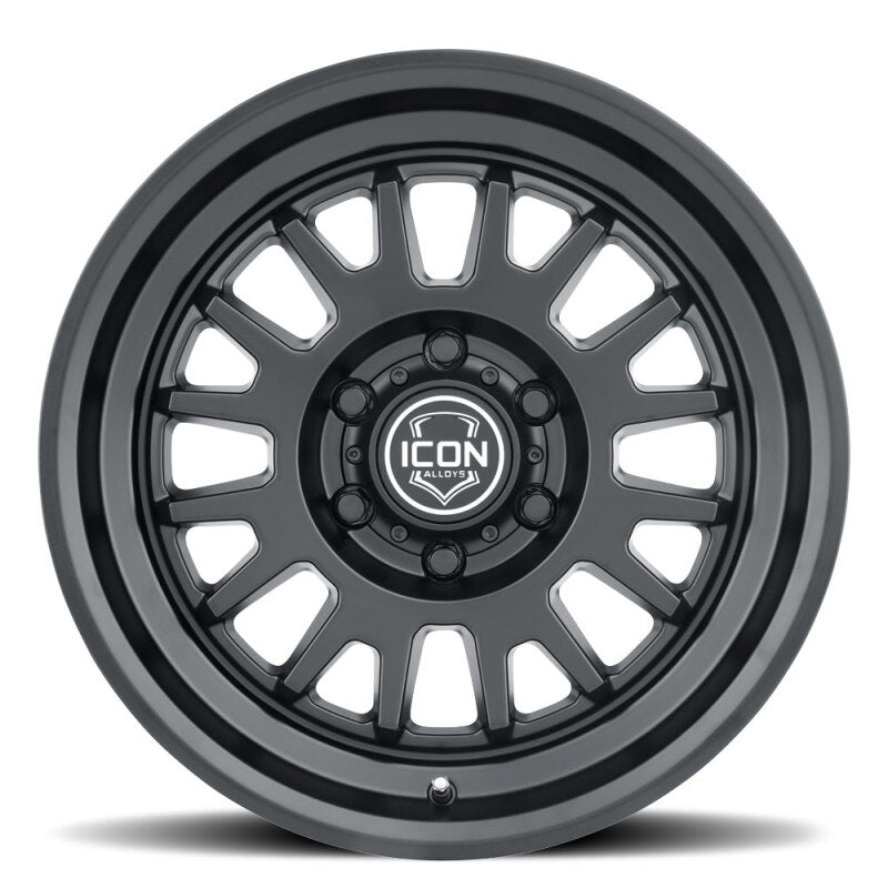 ICON Anza 17x8.5 5x150 25mm Offset 5.75in BS - Satin Black Wheel - 8217855557SB