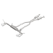 Load image into Gallery viewer, MagnaFlow Cat Back, SS, 2.5in, Quad Split Polish 4in tip 14-15 Jeep Grand Cherokee 3.6L/5.7L V6/V8 - 19193