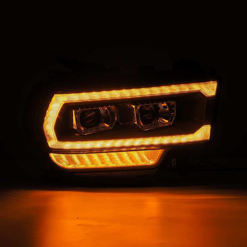 AlphaRex 19-21 Ram 2500 PRO-Series Projector Headlights Plank Style Black w/Activation Light - 880547